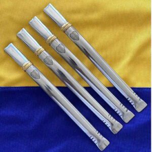 Bombilla BOCA JRS Plana 17cm Acero Inox  .