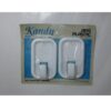 Perchas autoadhesivas Kandy x 2 unid .