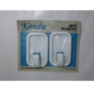 Perchas autoadhesivas Kandy x 2 unid .