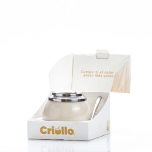 Mate Ceramica Criollo c/Bombilla y Caja