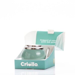 Mate Ceramica Criollo c/Bombilla y Caja
