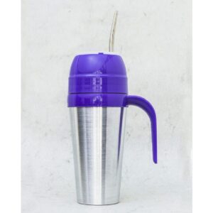 Mate Autocebante Metalico 400ml Duzzi
