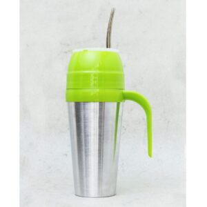 Mate Autocebante Metalico 400ml Duzzi