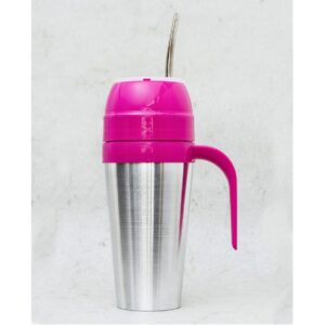 Mate Autocebante Metalico 400ml Duzzi