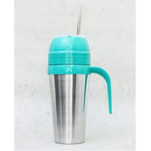 Mate Autocebante Metalico 400ml Duzzi