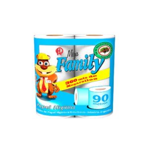 Papel Higienico Mega Family x 4 x 80 mts*