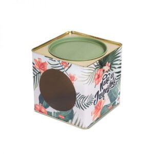 Lata Galletitera 17x17 c/Visor*
