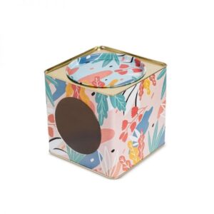 Lata Galletitera 17x17 c/Visor*