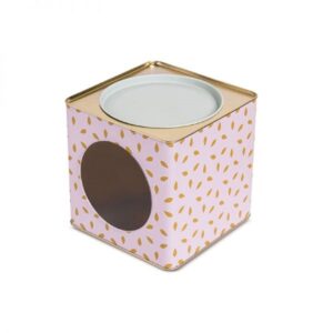 Lata Galletitera 17x17 c/Visor*