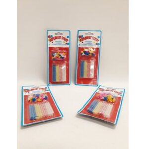 24 Velas p/Cumpleaños Blister Peppermint
