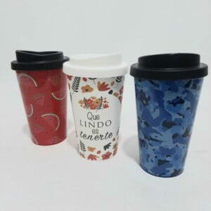 Vaso Termico 450cc Deco Reforz c/Tapa Lugano
