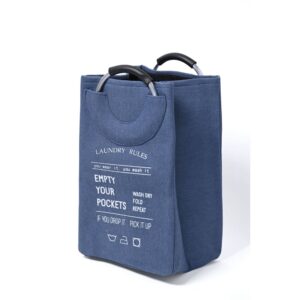 Cesto 2414 p/Ropa c/Asas Aluminio 31x30x50