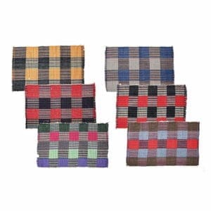 Alfombra 38x65 Algodon GN1000 Cheks.