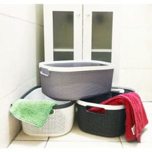 Canasto 584 Plastico 30x21 c/Asa Barak .
