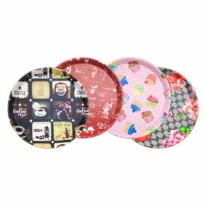 Bandeja Plastica Red.28cm Deco 1726 Reforz.*