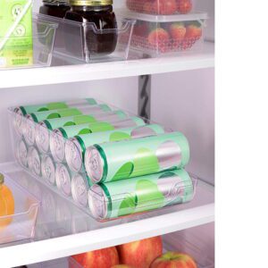 Organiz.Acrilico Porta Latas/Multiuso UZ 35x17x10*