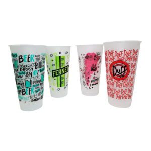 Vaso 017 Plastico Fuerte XL Fiesta Deco