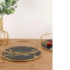 Bandeja Red.913 Marmolada Borde Oro 20x3.5cms