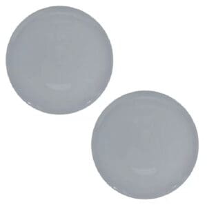 Plato Playo Ceramica Gris 24cm CRMK L100  .