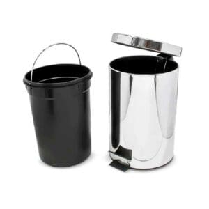 Cesto Residuos 3 lts Acero Inox. Pedal
