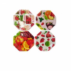 Set x6 Mini Bandejas Octogonales 14cm Soifer