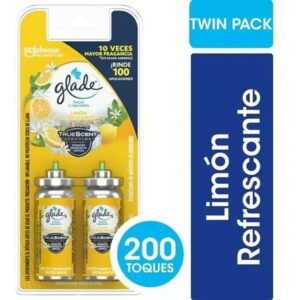 2 Repuestos Glade Toque TwinPack Limon  *