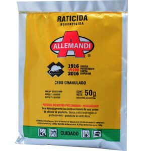 Raticida Allemandi Granulado x 50 grs