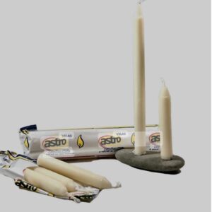 Velas Blancas Astro Chicas x 4 unid