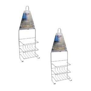 Organiz.Ducha 1525 Alambre Plastif.2 Estantes