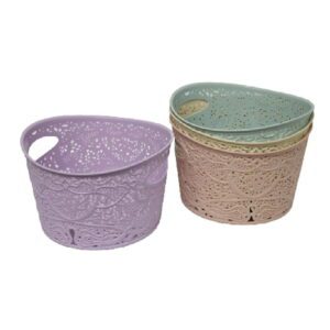 Canasto Org.21304 Red.Plastico 25x24x14*