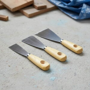 Alternative view of Set 3 Espatulas HS94 Metalicas m/Madera