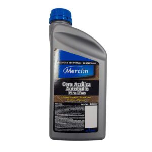 Cera Acrilica Autobrillo Incolora Merclin 1 lt *