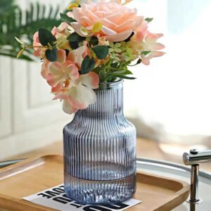 Florero Vidrio 923 Color c/Relieve 18x12 cms