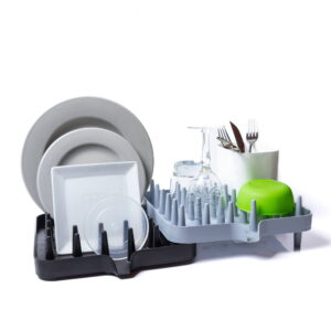 Set 3 Pzas Secaplatos/Escurridor Adaptable Plastic