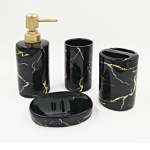 Set Ba�o 3524 4 Pzas Ceramica Deco .