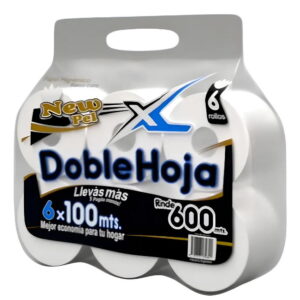 Papel Higienico 6 unid.x100 mts NewPell DobleHoja