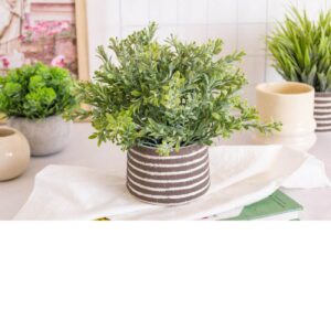 Maceta Rayas 829 c/Planta Artificial 20cms *