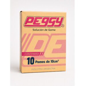 Solucion Goma Peggy 10 unid 10 cc .