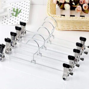 Set x3 Perchas Pollera Metal c/Pinzas Macao*