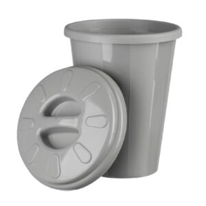 Cesto Residuos c/Tapa Mesada 1200 cc Desesp /