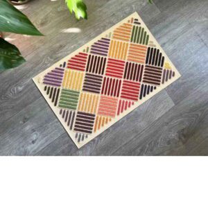 Alfombra 672 Esponjada c/Relieve y Borde 37x58*