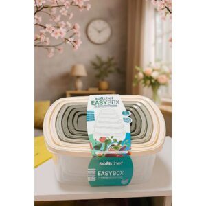 Set x 6 Hermeticos 661 Rect.SoftChef *