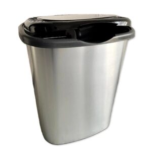 Cesto 013 Ropa/Multiuso 40 lts Simil Aluminio *