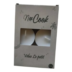 Velas p/Horno Blancas LePetit x6 unid*