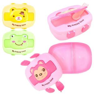 Lunchera 606 Plast.c/Cucharita 16x12x6cm*