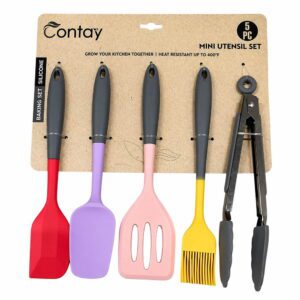 Set 884 Siliconas Espatulas+Cuchara+Cepillo+Pinza*