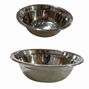Alternative view of Ensaladera 102 Acero 23x6 cms