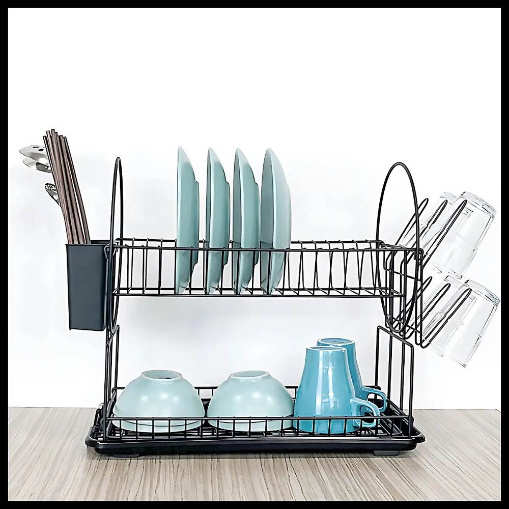 Escurridor 977 Platos Acero+Bandeja Plast *