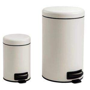 Cesto Acero 5 lts Pedal Nativo Home Beige *