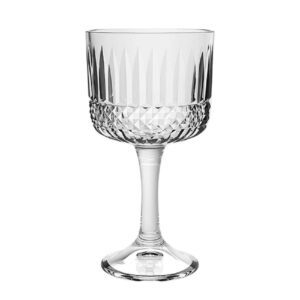 Set x 2 Copas Gin Florence Vidrio Labrado 500cc .